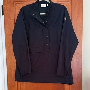 Fjallraven Navy Abisko Hike Anorak Womens sz L